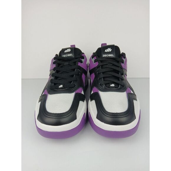 Decibel Shoes Men's Size US 10  Purple/White/Black DBVOL1, New Without Box - Picture 3 of 13